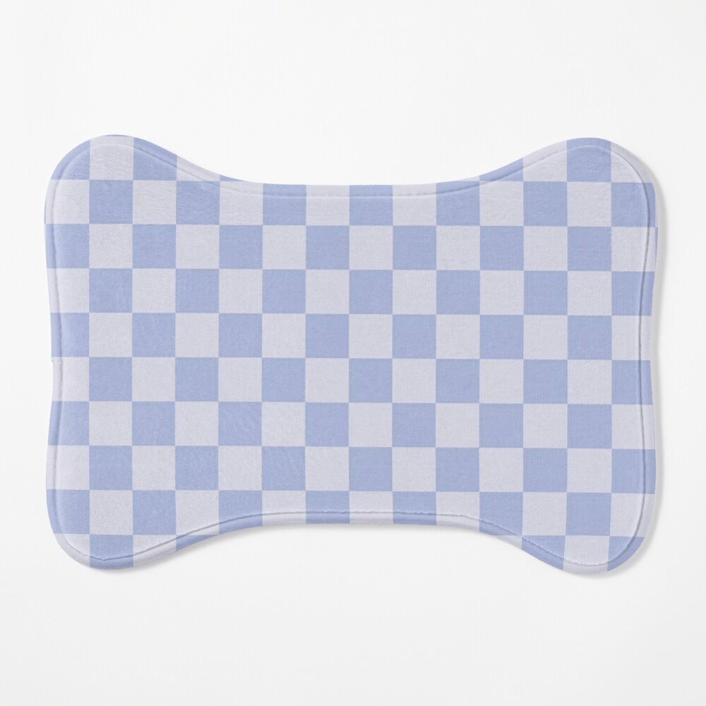 Checkerboard Mini Check Pattern in Double Pale Periwinkle Purple