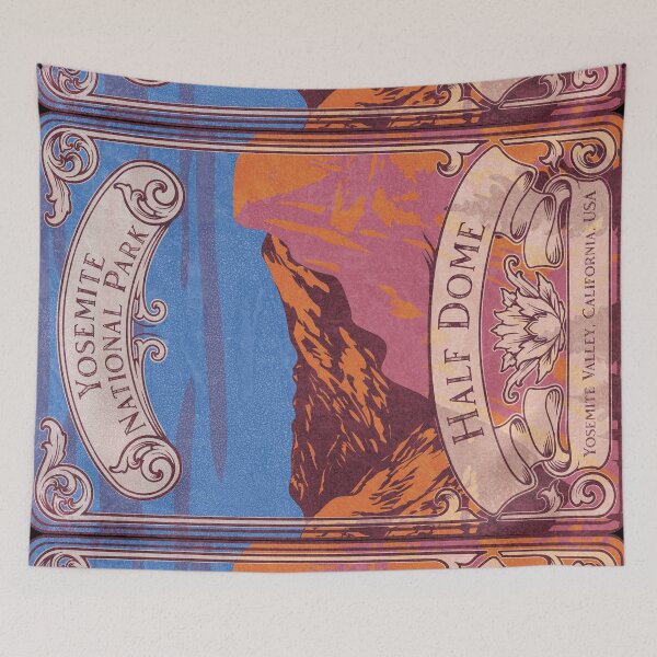 Item preview, Yosemite National Park Half Dome Vintage designed and sold by JordanHolmes.