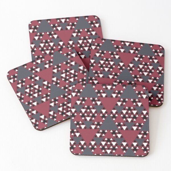 Item preview, Sierpinski Triangle pattern - "Dark Red" designed and sold by Hemindway.