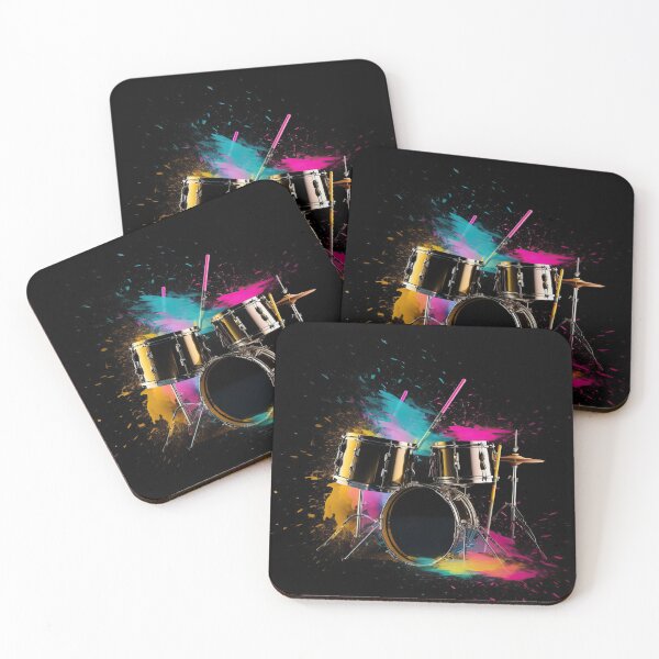 Item preview, The colorful drums - riot of colors of the rhythms designed and sold by Pixelboys.