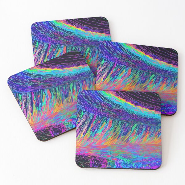 Item preview, A Great Wave of Kaleidoscopic Colors designed and sold by AIStudio137.