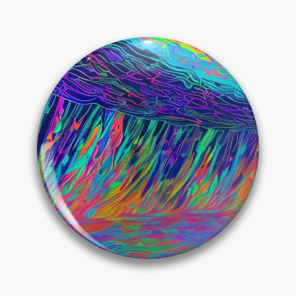 Item preview, A Great Wave of Kaleidoscopic Colors designed and sold by AIStudio137.