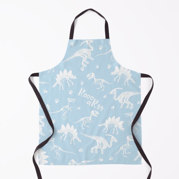 Item preview, Painted Dinos Blue and White pattern designed and sold by Ladies-Boutique.