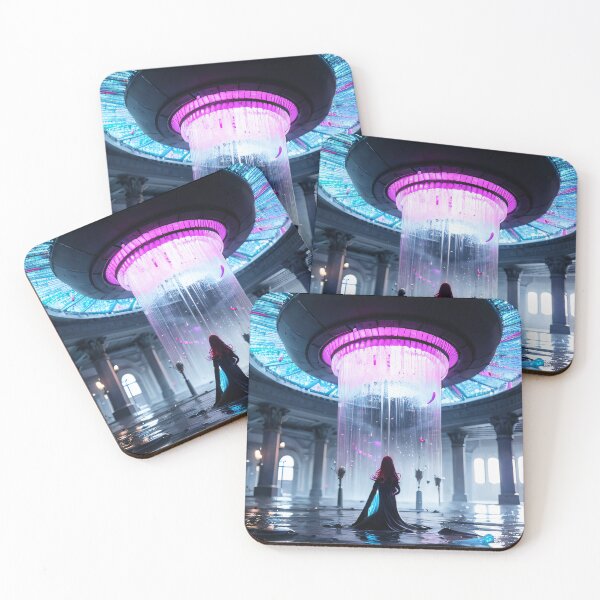 Item preview, Futuristic Artificial Waterfall designed and sold by AIStudio137.