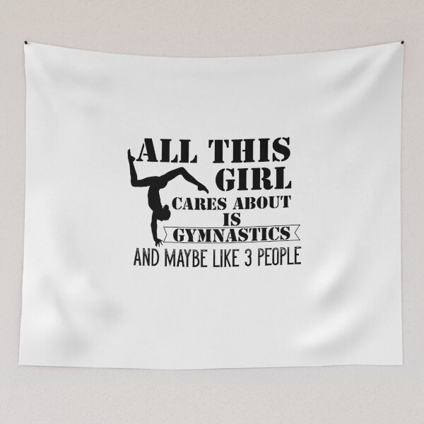 Item preview, All This Girl Cares About Is Gymnastics And Maybe Like 3 People designed and sold by onceproject.