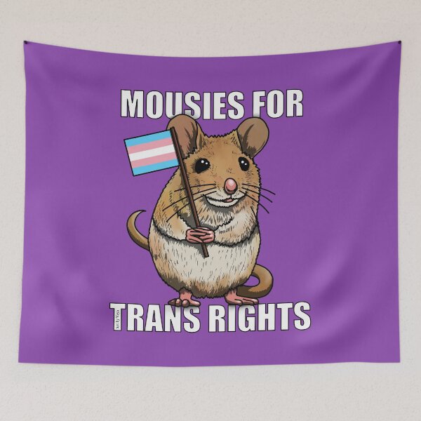 Item preview, Mousies for Trans Rights 2023 designed and sold by Art by Veya.