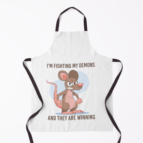 Item preview, Im Fighting My Demons And They Are Winning rat funny quote shirt designed and sold by MBN02.