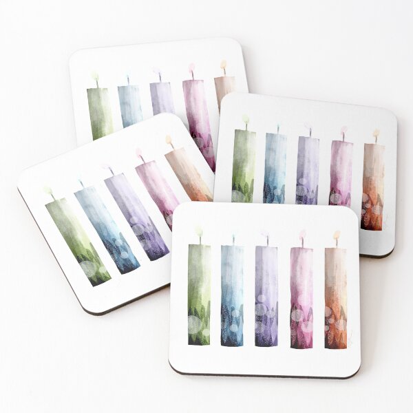 Item preview, Rainbow Candles designed and sold by Karin Taylor.