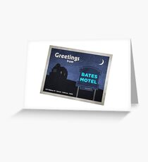 Greetings from Bates Motel! Greeting Card