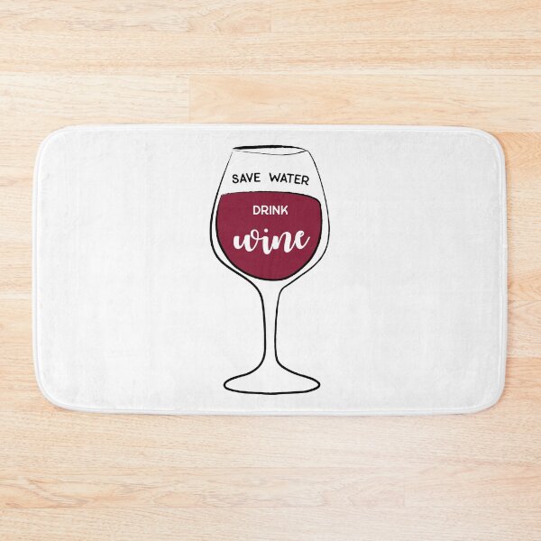 Item preview, Funny Notice: Save Water, Drink Wine designed and sold by origoo.