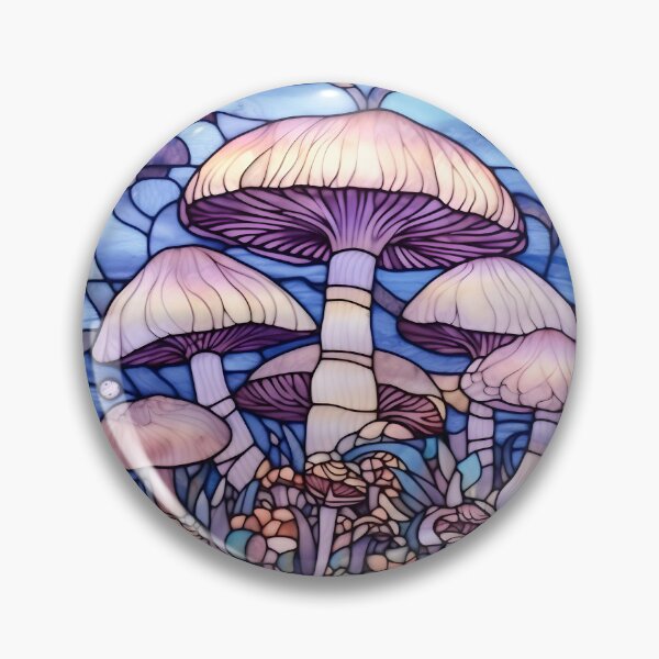 Item preview, Stained Glass Mushrooms designed and sold by Peno Saur.
