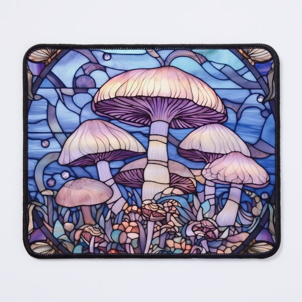Item preview, Stained Glass Mushrooms designed and sold by Peno Saur.