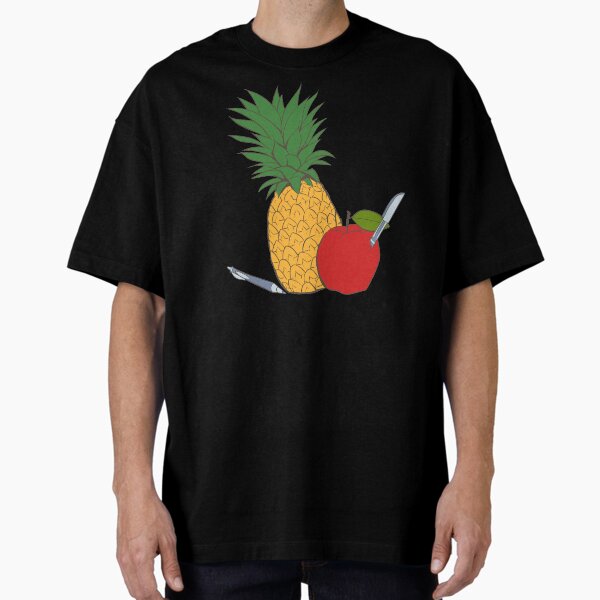 Pens Pineapple and Apple Oversized T-Shirt