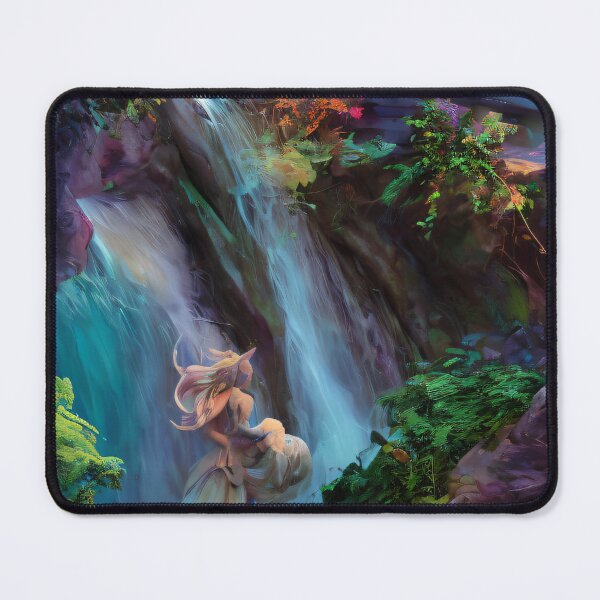 Item preview, Colorful Scene from a Waterfall designed and sold by AIStudio137.