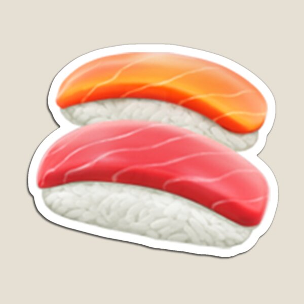 Vista previa del artículo con la obra «Sushi Emoji», diseñado y vendido por emojiqueen.