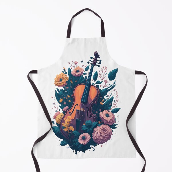 Item preview, Violin Flowers Music Lovers Digital Art designed and sold by thrillquest.