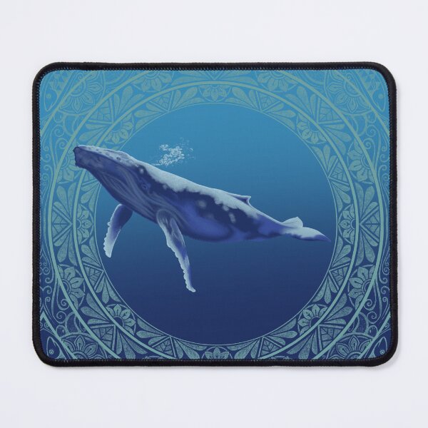 Item preview, Blue humpback with teal designed and sold by AprilAppleArt.