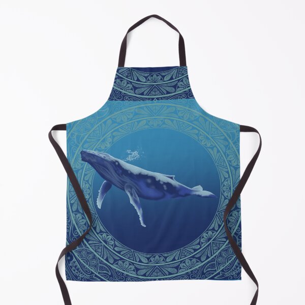 Item preview, Blue humpback with teal designed and sold by AprilAppleArt.