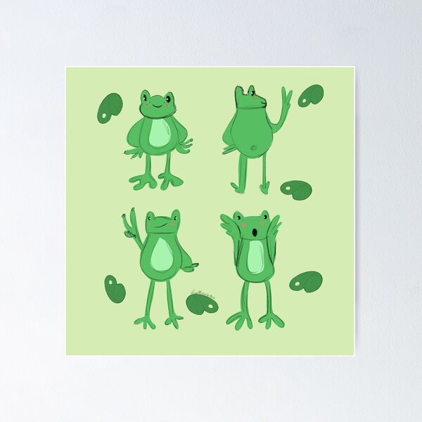 Item preview, Frogs and Lillypads  designed and sold by LisaMichelleArt.