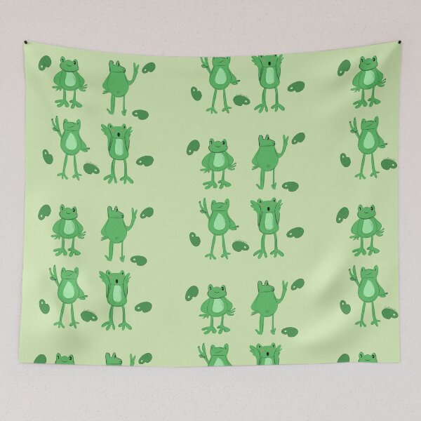 Item preview, Frogs and Lillypads  designed and sold by LisaMichelleArt.