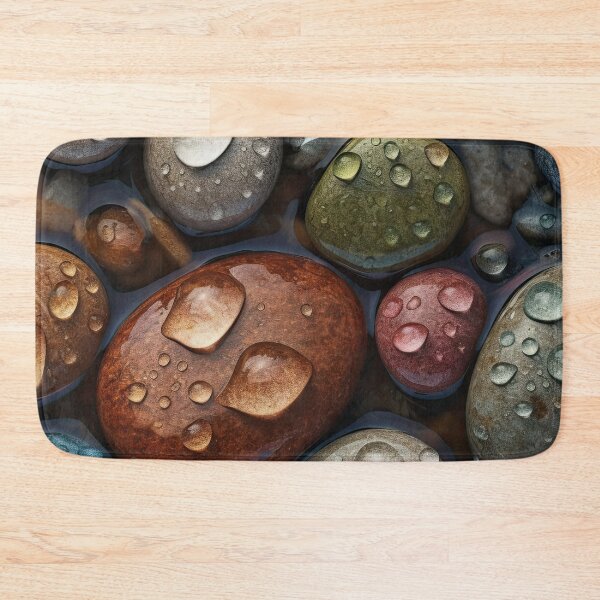 Item preview,  Glass And Pepples At the Beach designed and sold by MysticMarble.