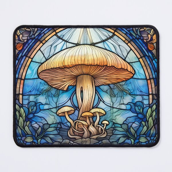 Item preview, Stained Glass Mushrooms designed and sold by Peno Saur.