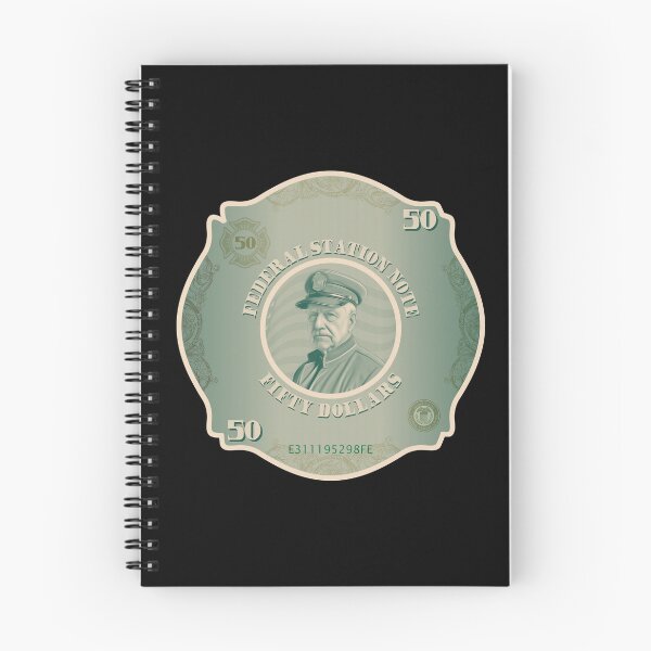 Item preview, Cool Fifty Dollar Challenge Coin Money Maltese Cross Meme Funny Fireman Slang sayings and quotes designed and sold by Thinline Fire Police EMS.