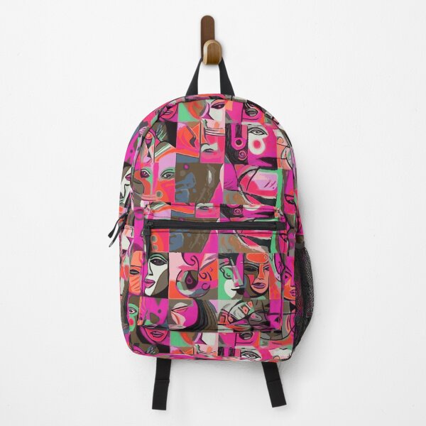 Item preview, Cubism faces people designed and sold by Alessandro Remo Mazzoni Remotextiles.