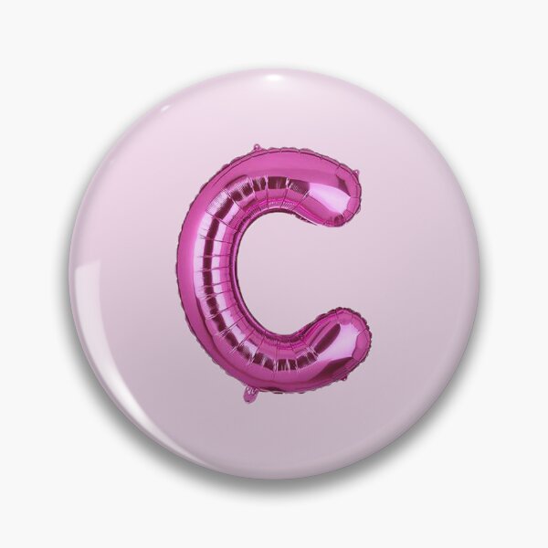 Item preview, Globo Letra 'C' en Rosa designed and sold by pixel-chick.