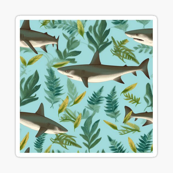 Sharks in the water  Sticker
