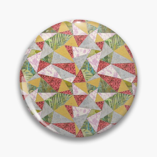Item preview, Pattern clash quilt triangle designed and sold by Alessandro Remo Mazzoni Remotextiles.