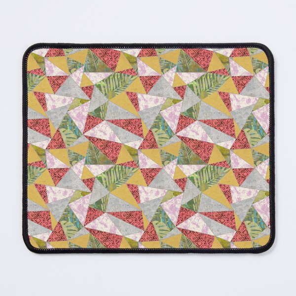 Item preview, Pattern clash quilt triangle designed and sold by Alessandro Remo Mazzoni Remotextiles.