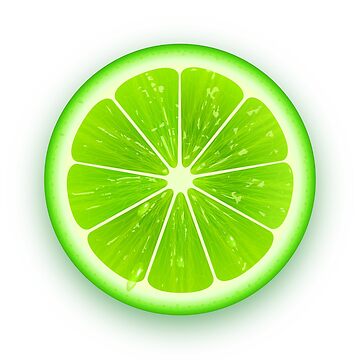 SLICE OF LIME green summer fruit colorful Art Board Print for Sale by  w1ckerman