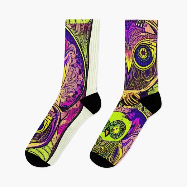 Item preview, Psychedelic Owl Acid Vibes 1 designed and sold by Benito Del Ray.