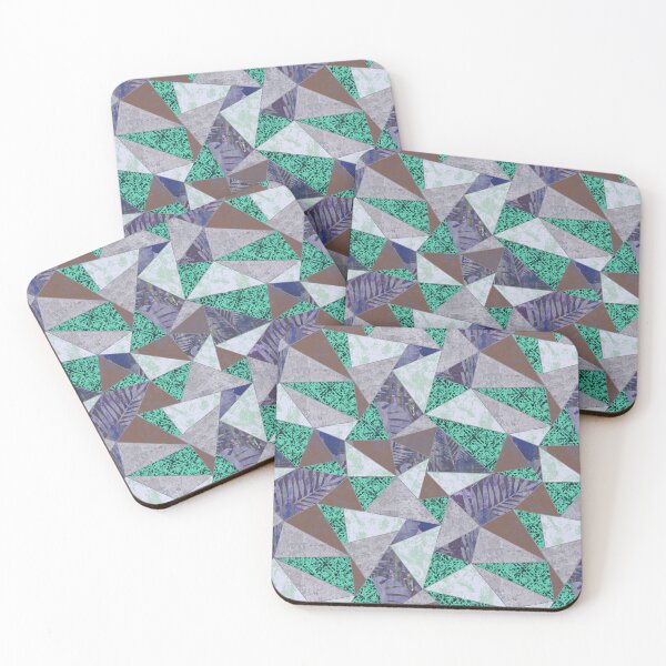 Item preview, Pattern clash quilt triangle designed and sold by Alessandro Remo Mazzoni Remotextiles.