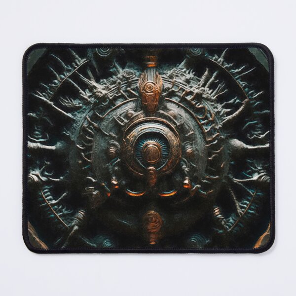 Item preview, Ancien Fantastique Abstrait Civilisations Anciennes Structure Centrée Art Numérique Art designed and sold by Oleg Viktorovic Pitkovskiy.