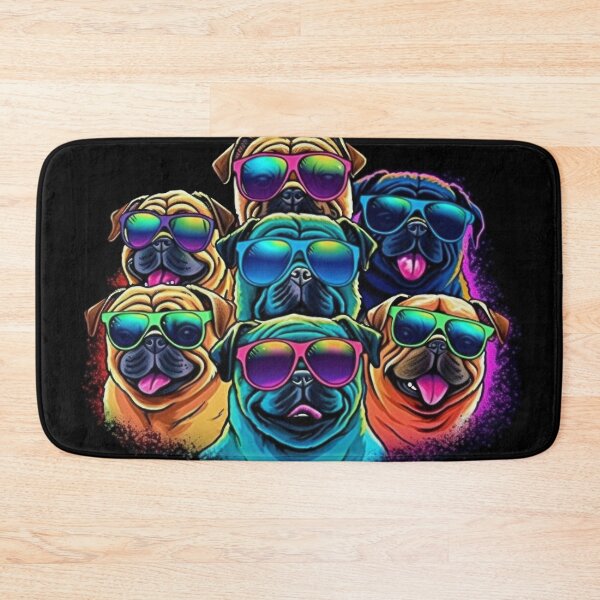 Item preview, Monday, April 8, 2024 - Pug solar eclipse designed and sold by Pixelboys.