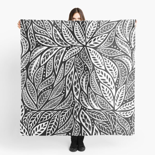 Blumen Tatowierungsdesign Der Schwarzen Polynesischen Blume Uber Weissem Hintergrund Tuch Von Ayeletf Redbubble