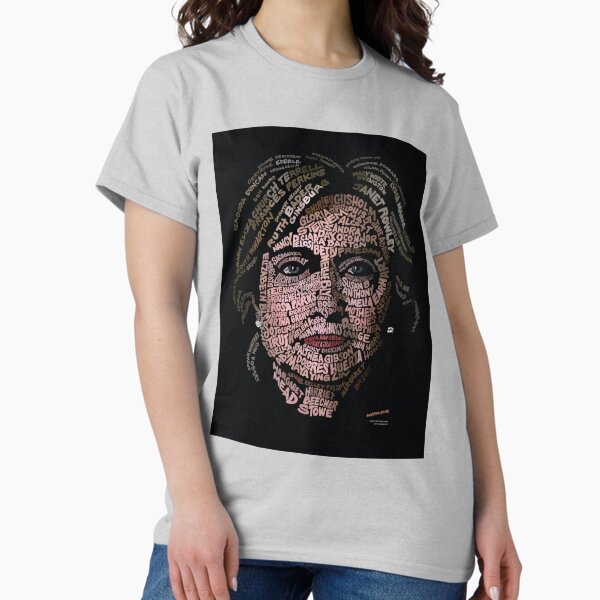 Vista previa del artículo con la obra «Hillary Clinton: retrato histórico de mujeres», diseñado y vendido por ZenPop.