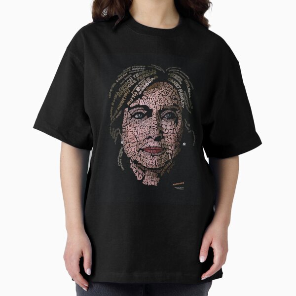 Vista previa del artículo con la obra «Hillary Clinton: retrato histórico de mujeres», diseñado y vendido por ZenPop.