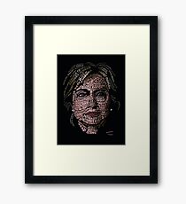 Hillary Clinton: Historic Women Portrait Framed Print