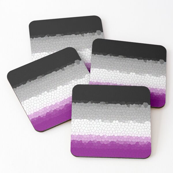 Item preview, Stained Glass Asexual Pride Flag designed and sold by Sum-Thangs.