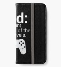 Dad Definition Beats All Hard Levels Funny Gift iPhone Wallet/Case/Skin
