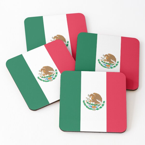 Item preview, National Flag of Mexico in Official Plain Colors designed and sold by drsaver.
