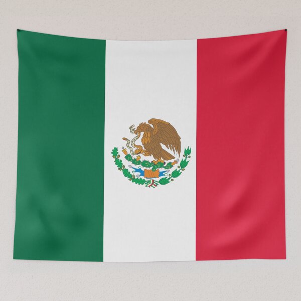 Item preview, National Flag of Mexico in Official Plain Colors designed and sold by drsaver.