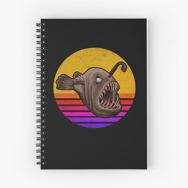 Item preview, Vintage Retro Angler Fish fishing Anglerfish designed and sold by Africanob.