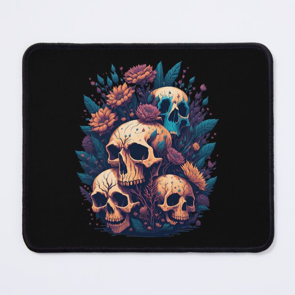 Item preview, Skulls 'n' Flowers designed and sold by Seljomoon.