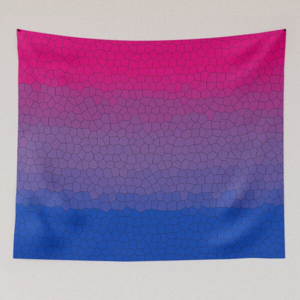 Item preview, Stained Glass Bisexual Pride Flag designed and sold by Sum-Thangs.