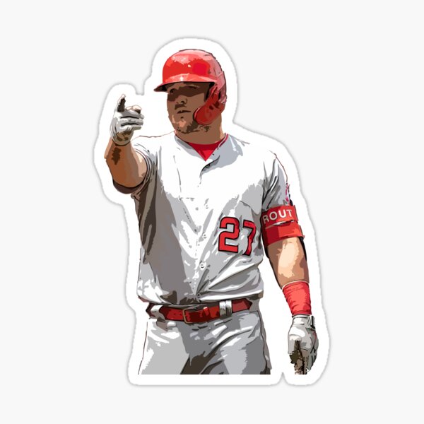 Mike Trout Baseball Batting Stance Classic T-Shirt Cap for Sale by  hilaryubitonia