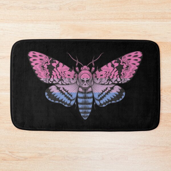 Item preview, Bisexual Pride Flag Deaths Head Moth Bi LGBTQ designed and sold by Vicious Malicious.